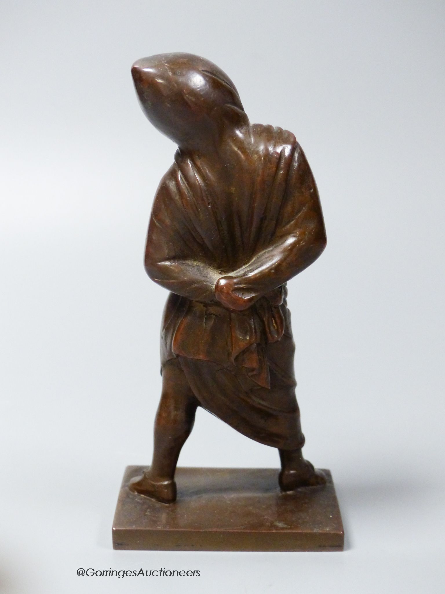 A 19th century French bronze figure 18cm